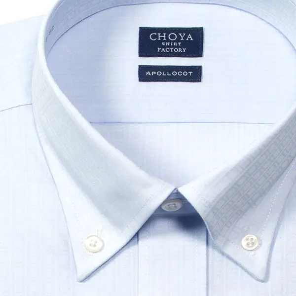 ワイシャツ ストライプ ブルー ドビー CHOYA SHIRT FACTORY｜CHOYA
