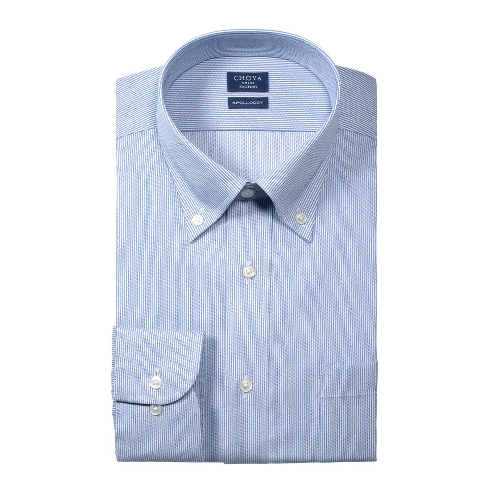 ワイシャツ ストライプ ブルー CHOYA SHIRT FACTORY｜CHOYA SHIRT