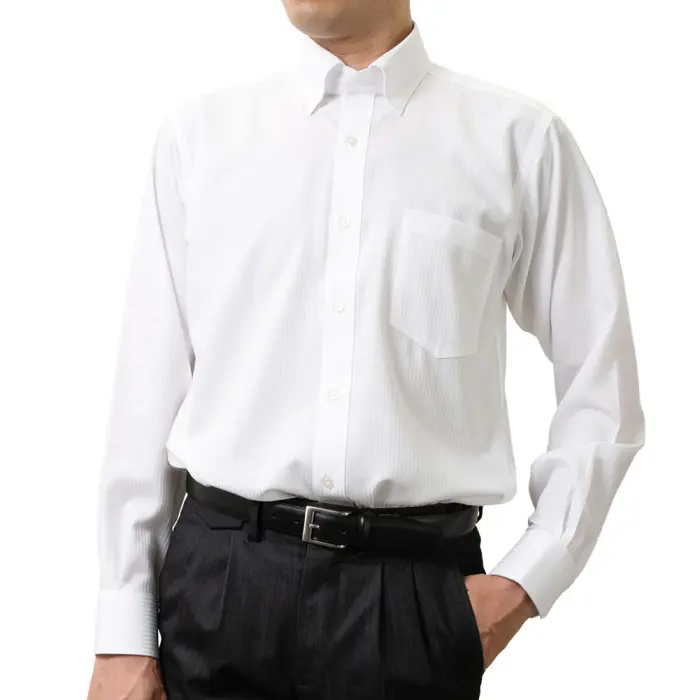 ワイシャツ ストライプ ホワイト ドビー CHOYA SHIRT FACTORY｜CHOYA