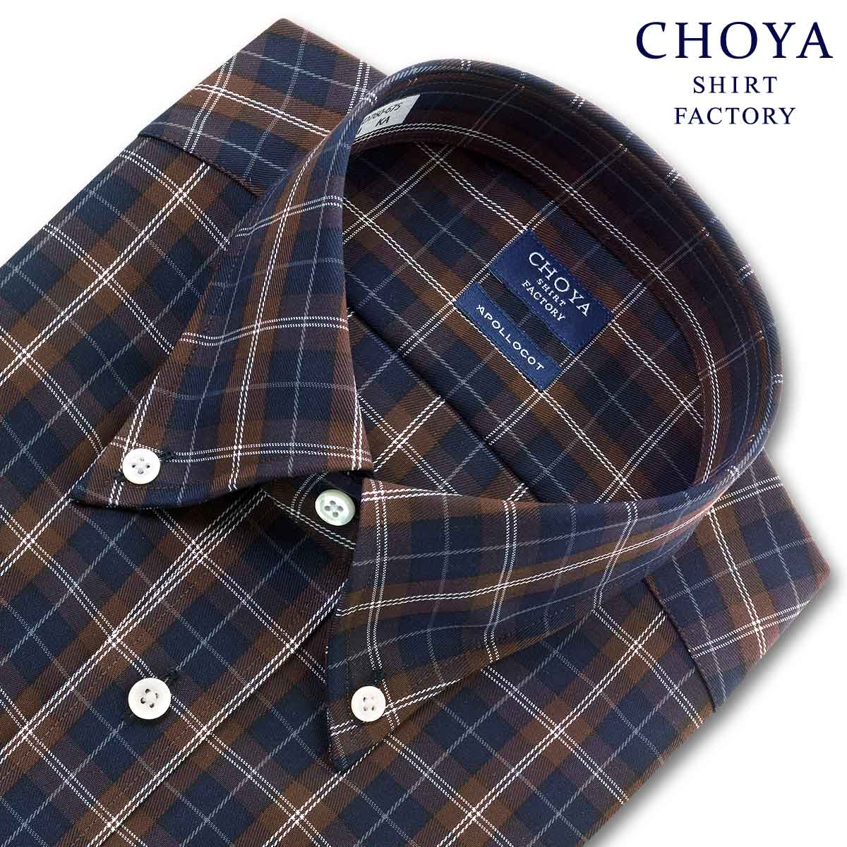 CHOYA SHIRT FACTORY 長袖ボタンダウン イエロー ワイシャツ