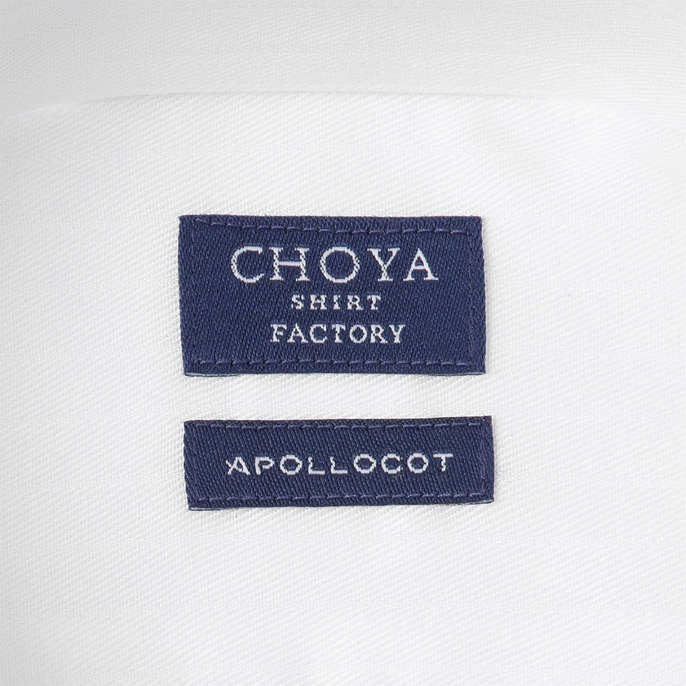 ワイシャツ ホワイト  ドビー CHOYA SHIRT FACTORY