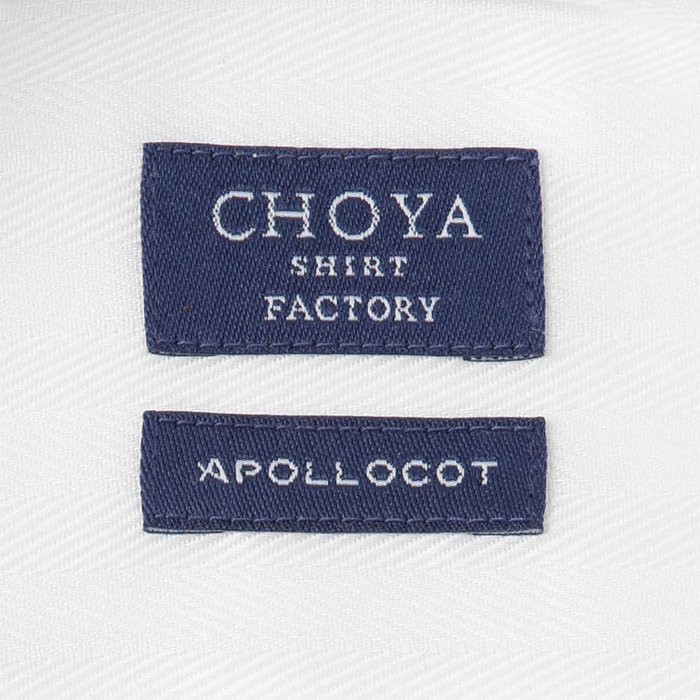 ワイシャツ ホワイト  ドビー CHOYA SHIRT FACTORY