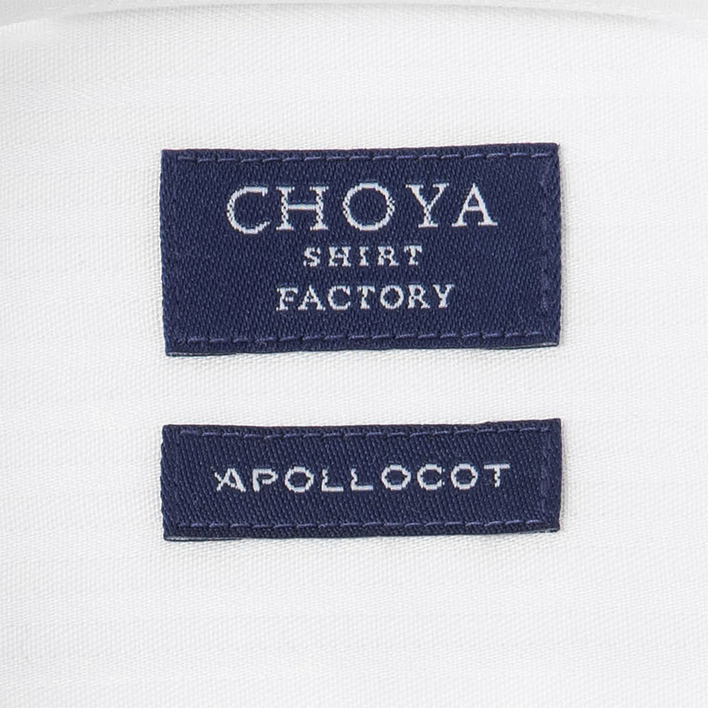 ワイシャツ ホワイト  ドビー CHOYA SHIRT FACTORY