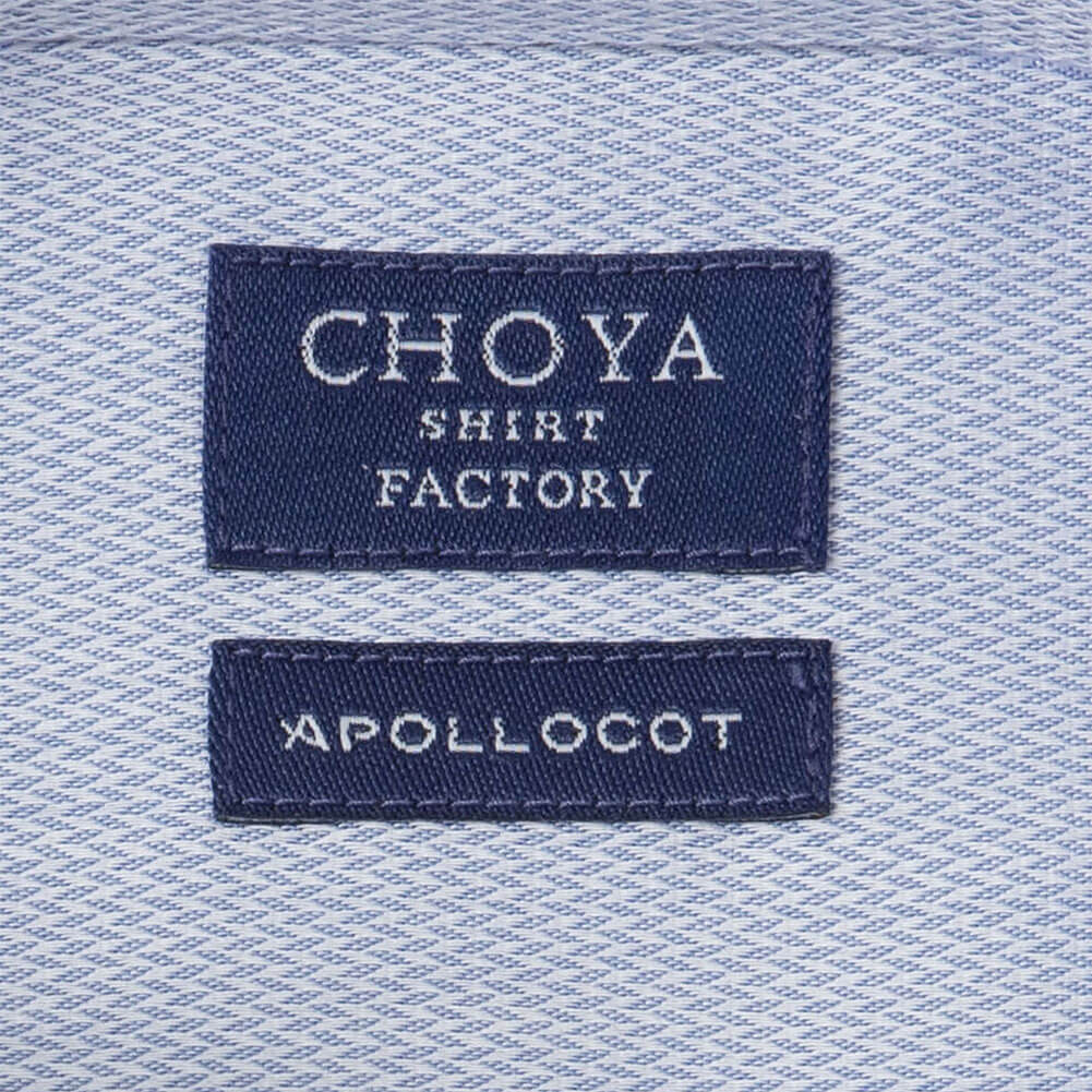 ワイシャツ ブルー ドビー CHOYA SHIRT FACTORY