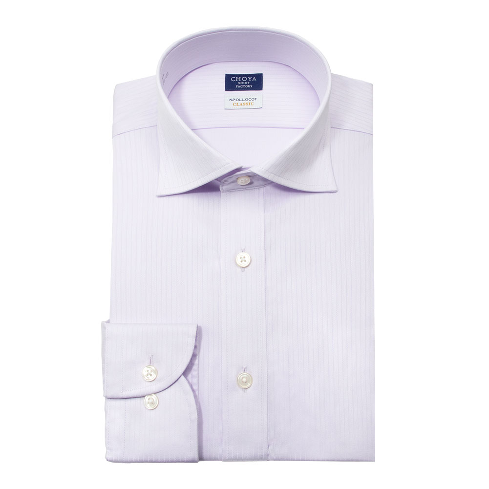 ワイシャツ 無地 ブルー ドビー CHOYA SHIRT FACTORY classic｜CHOYA