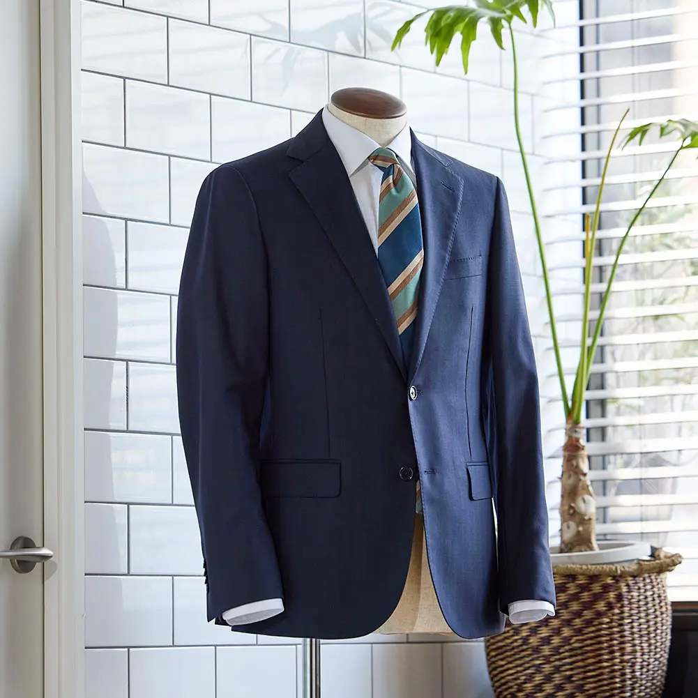ワイシャツ スリムフィット チェック ホワイト ドビー CHOYA SHIRT FACTORY
