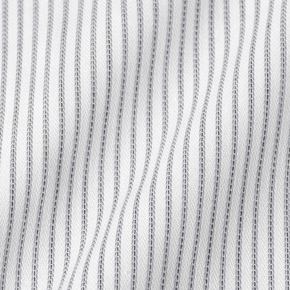 ワイシャツ ストライプ グレー CHOYA SHIRT FACTORY