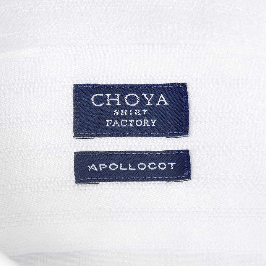 ワイシャツ ホワイト ドビー CHOYA SHIRT FACTORY