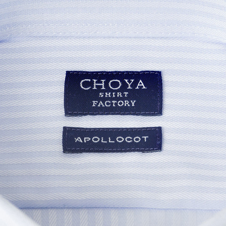 ワイシャツ ブルー ドビー CHOYA SHIRT FACTORY