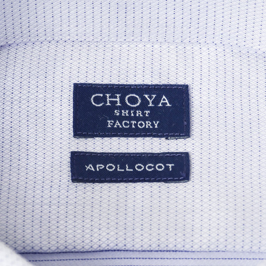 ワイシャツ パープル ドビー CHOYA SHIRT FACTORY