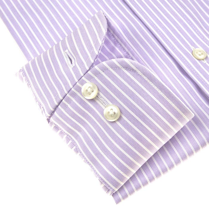 ワイシャツ ストライプ パープル CHOYA SHIRT FACTORY| CHOYA SHIRT 