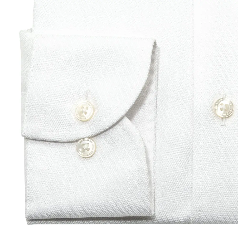 ワイシャツ ストライプ ホワイト ドビー CHOYA SHIRT FACTORY classic