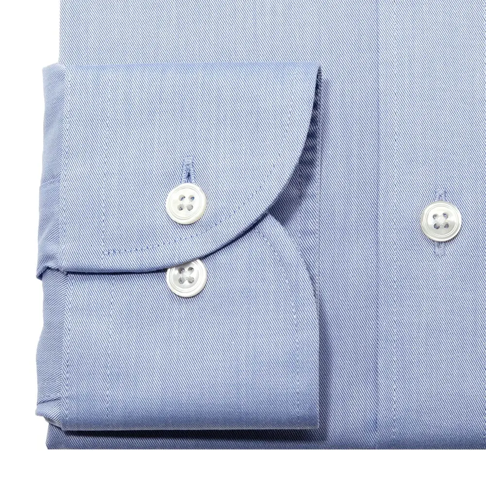 ワイシャツ 無地 ブルー ドビー CHOYA SHIRT FACTORY classic｜CHOYA