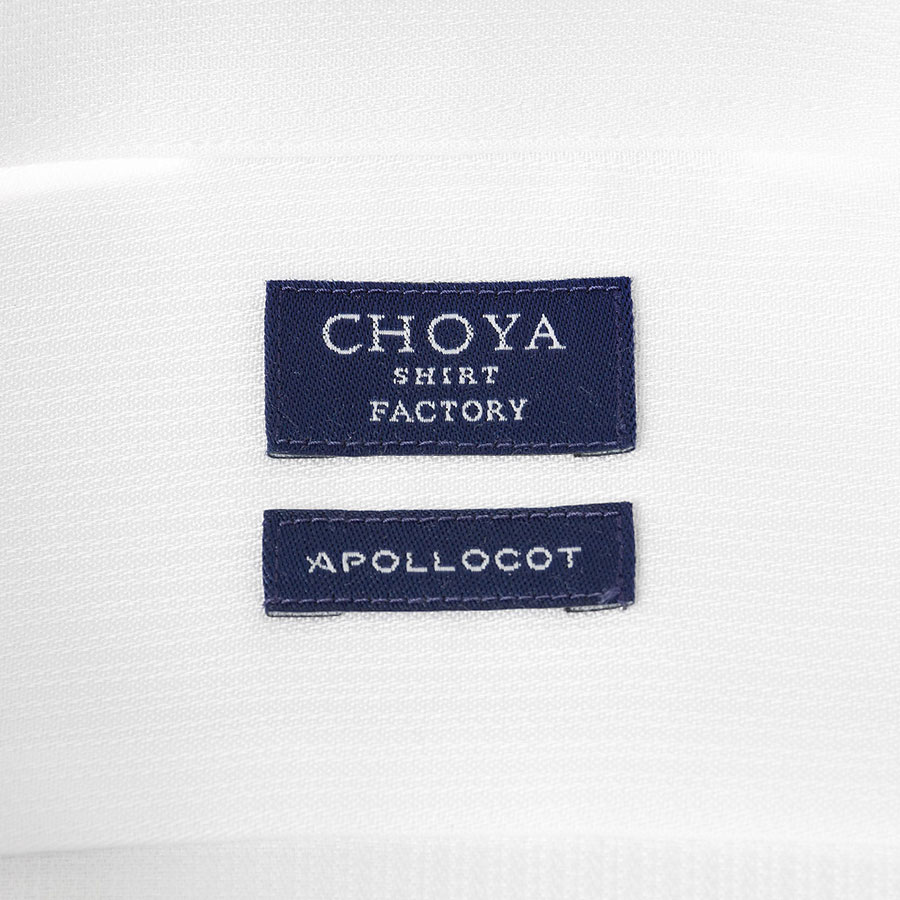 ワイシャツ ホワイト ドビー CHOYA SHIRT FACTORY