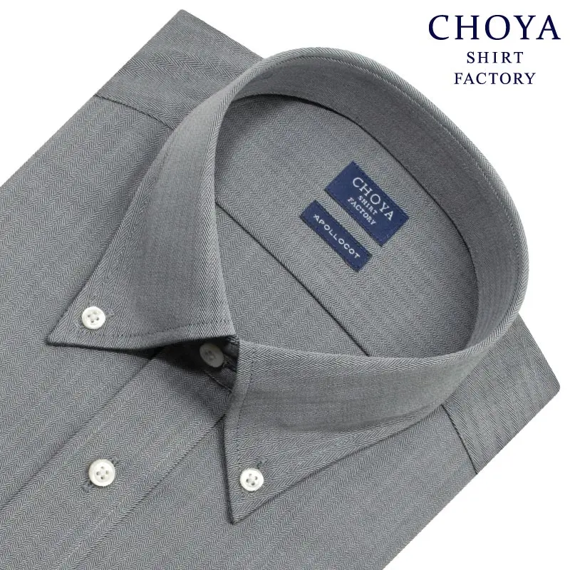 ワイシャツ デザイン グレー ドビー CHOYA SHIRT FACTORY｜CHOYA SHIRT