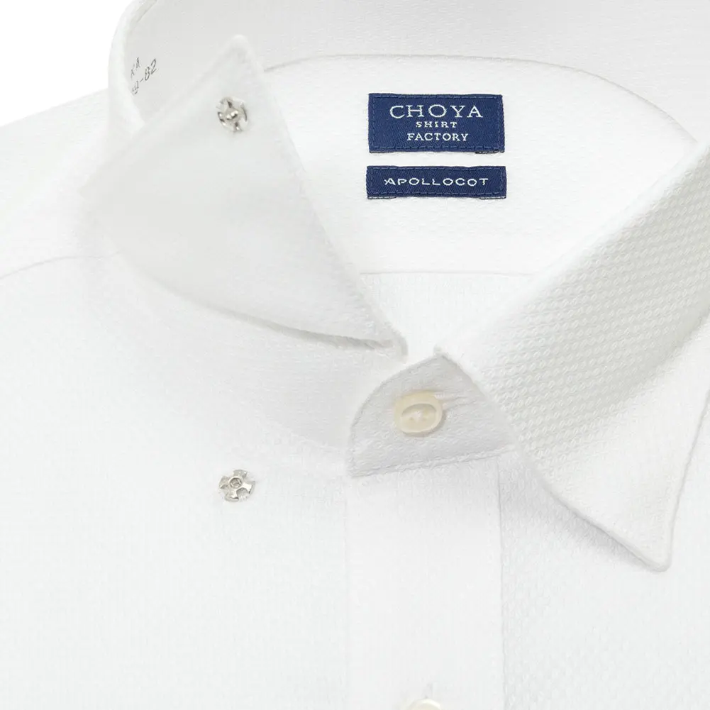 ワイシャツ デザイン ホワイト ドビー CHOYA SHIRT FACTORY