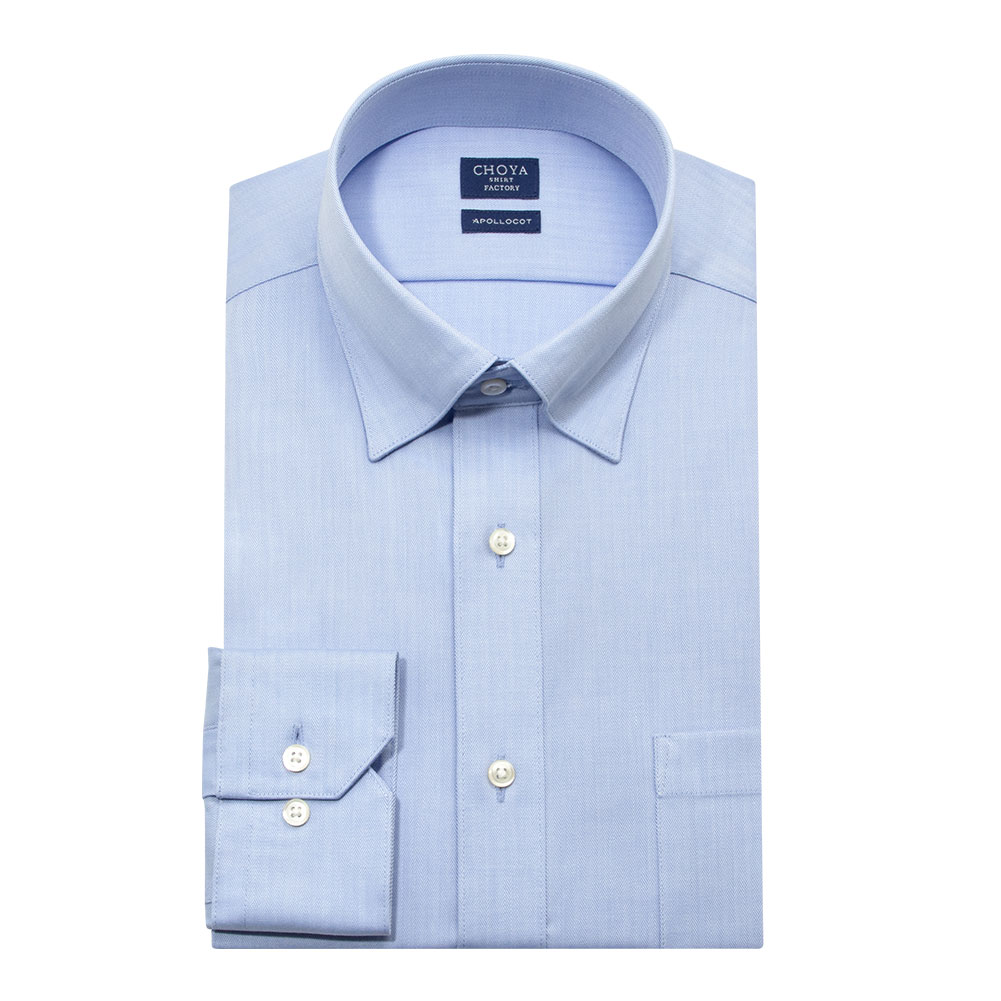 ワイシャツ デザイン ブルー ドビー CHOYA SHIRT FACTORY｜CHOYA