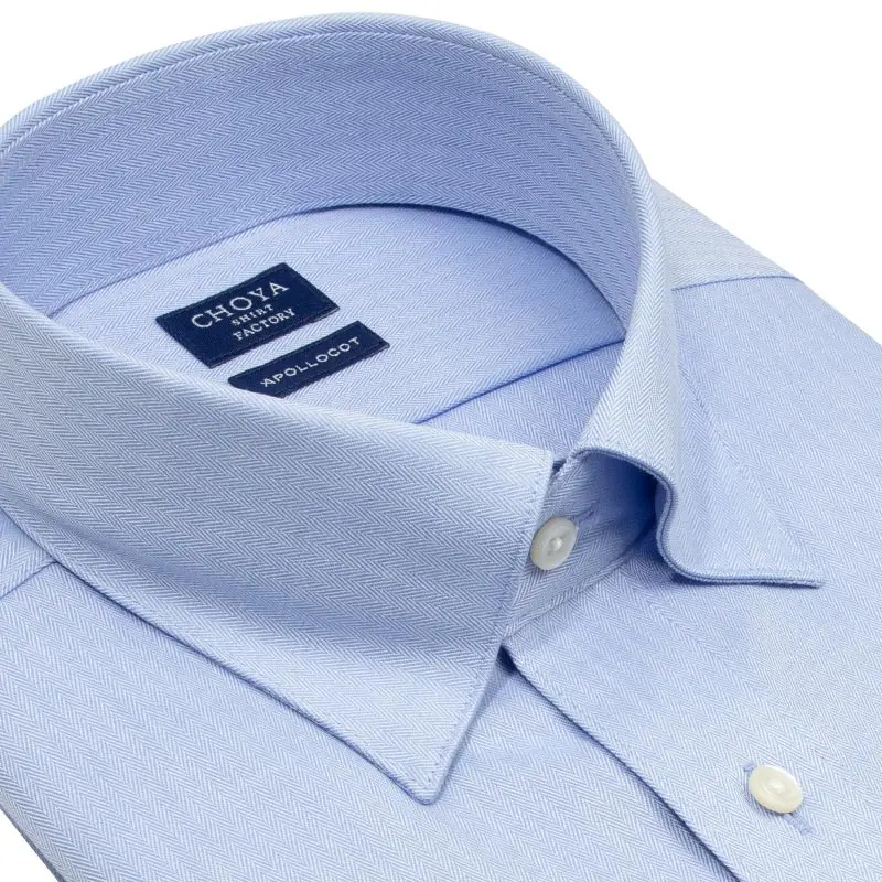 ワイシャツ デザイン ブルー ドビー CHOYA SHIRT FACTORY｜CHOYA