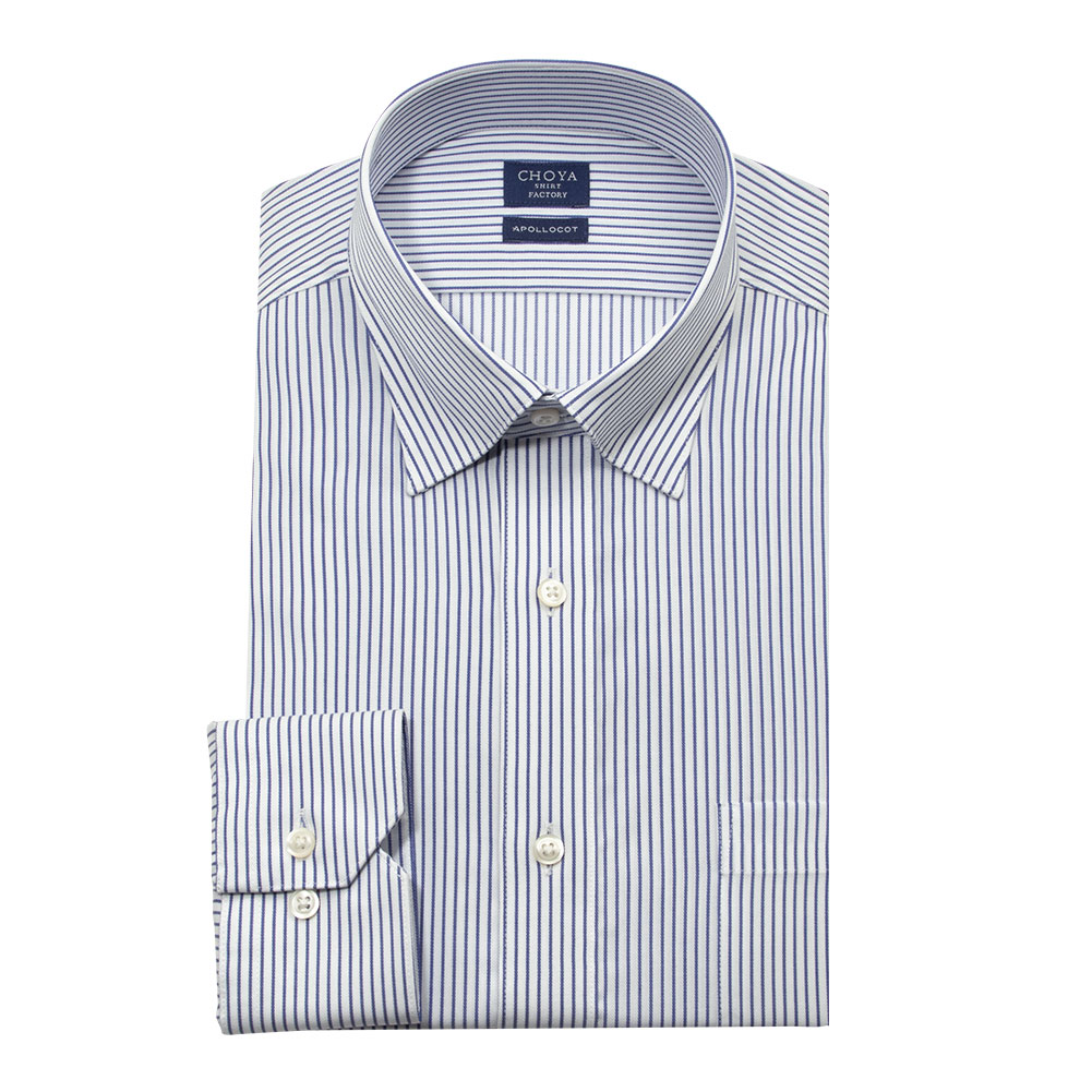 としのみや様 ワイシャツ ストライプ ホワイト ドビー CHOYA SHIRT FACTORY