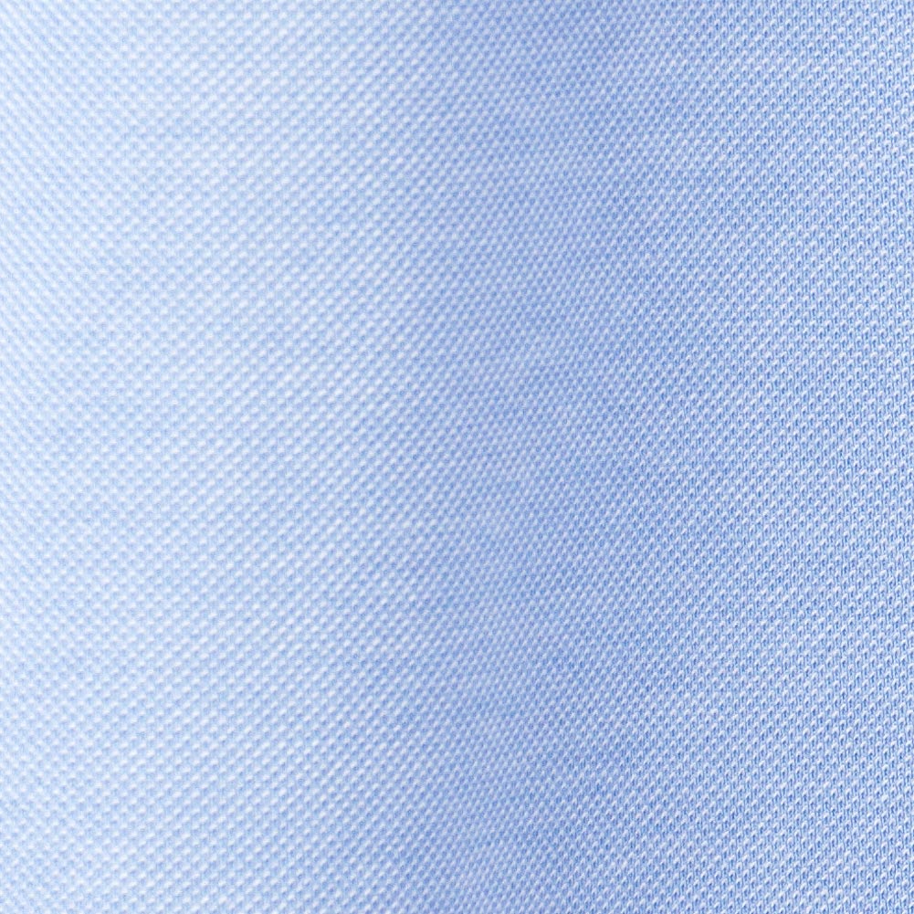 半袖 ニットシャツ(裄詰不可) 無地 ブルー ニット CHOYA SHIRT FACTORY