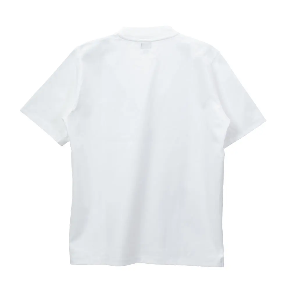 CHOYA SHIRT FACTORY Tシャツ 半袖 綿100% 白 ホワイト カジュアル オフィスカジュアル ビジカジ ビジネスカジュアル