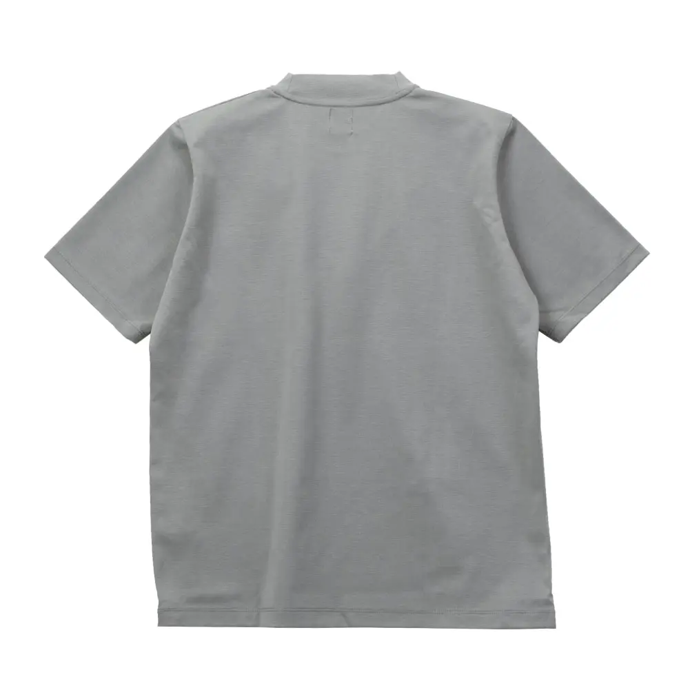 CHOYA SHIRT FACTORY Tシャツ 半袖 綿100% グレー カジュアル オフィスカジュアル ビジカジ ビジネスカジュアル
