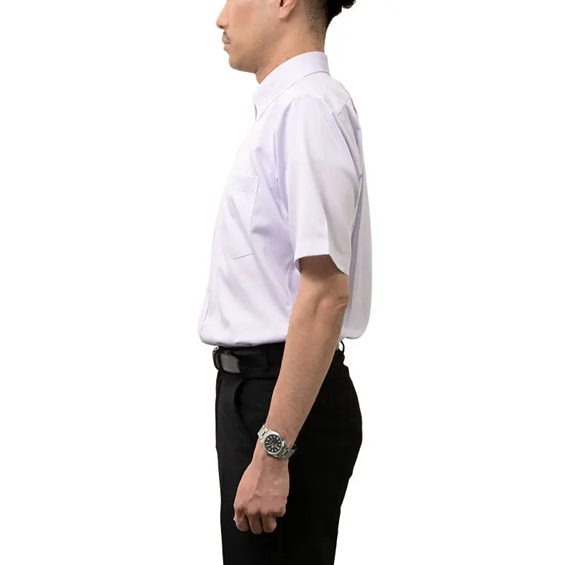 半袖ワイシャツ パープル ドビー CHOYA SHIRT FACTORY｜CHOYA SHIRT