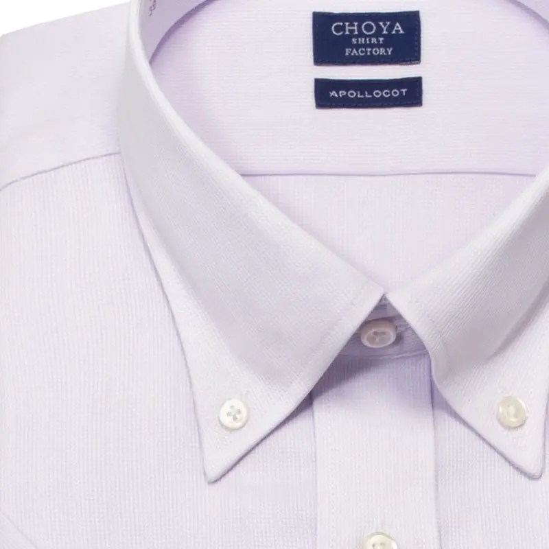 半袖ワイシャツ パープル ドビー CHOYA SHIRT FACTORY｜CHOYA SHIRT