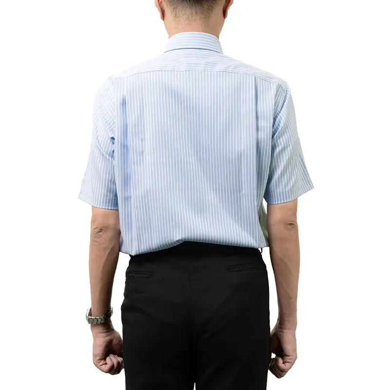 半袖ワイシャツ ストライプ ブルー CHOYA SHIRT FACTORY｜CHOYA SHIRT