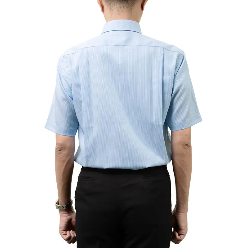 半袖ワイシャツ ストライプ ブルー CHOYA SHIRT FACTORY｜CHOYA SHIRT