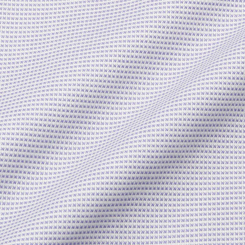 半袖ワイシャツ チェック パープル ドビー CHOYA SHIRT FACTORY｜CHOYA