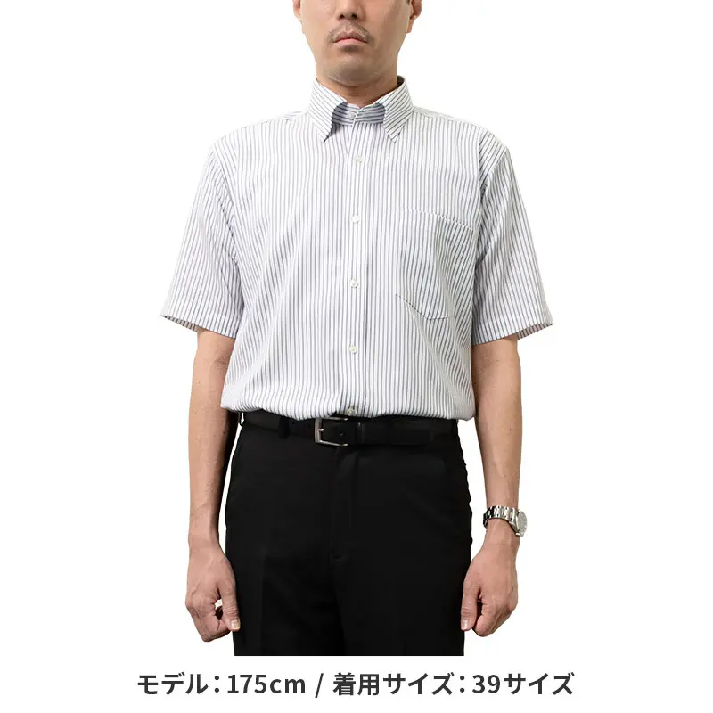 半袖ワイシャツ ストライプ グレー CHOYA SHIRT FACTORY｜CHOYA SHIRT