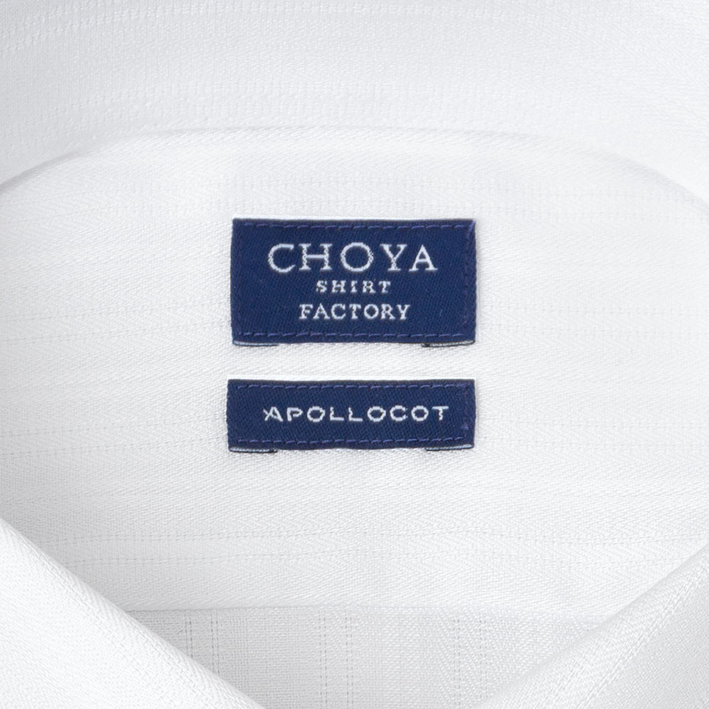 半袖ワイシャツ ホワイト ドビー CHOYA SHIRT FACTORY