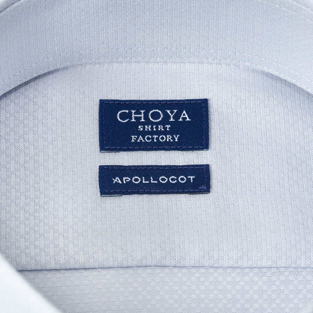 半袖ワイシャツ グレー ドビー CHOYA SHIRT FACTORY