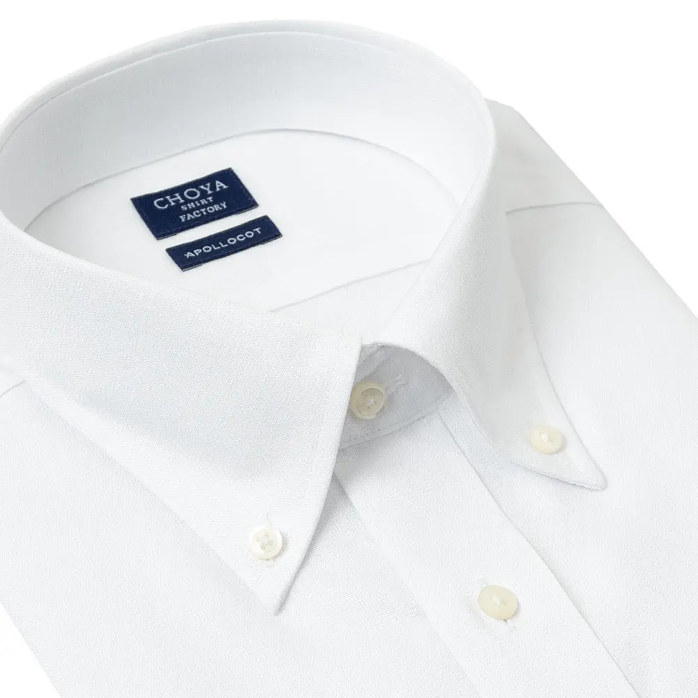 半袖ワイシャツ ホワイト ドビー CHOYA SHIRT FACTORY