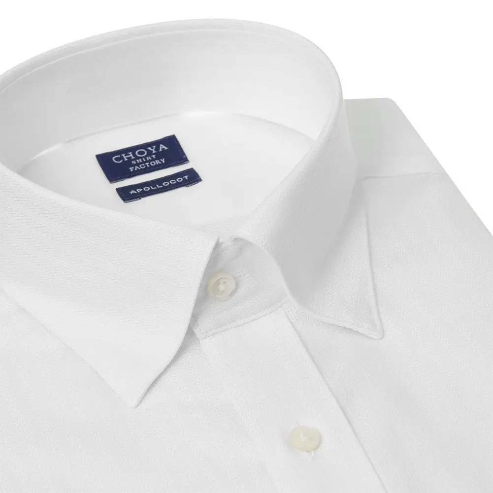 半袖ワイシャツ ホワイト ドビー CHOYA SHIRT FACTORY