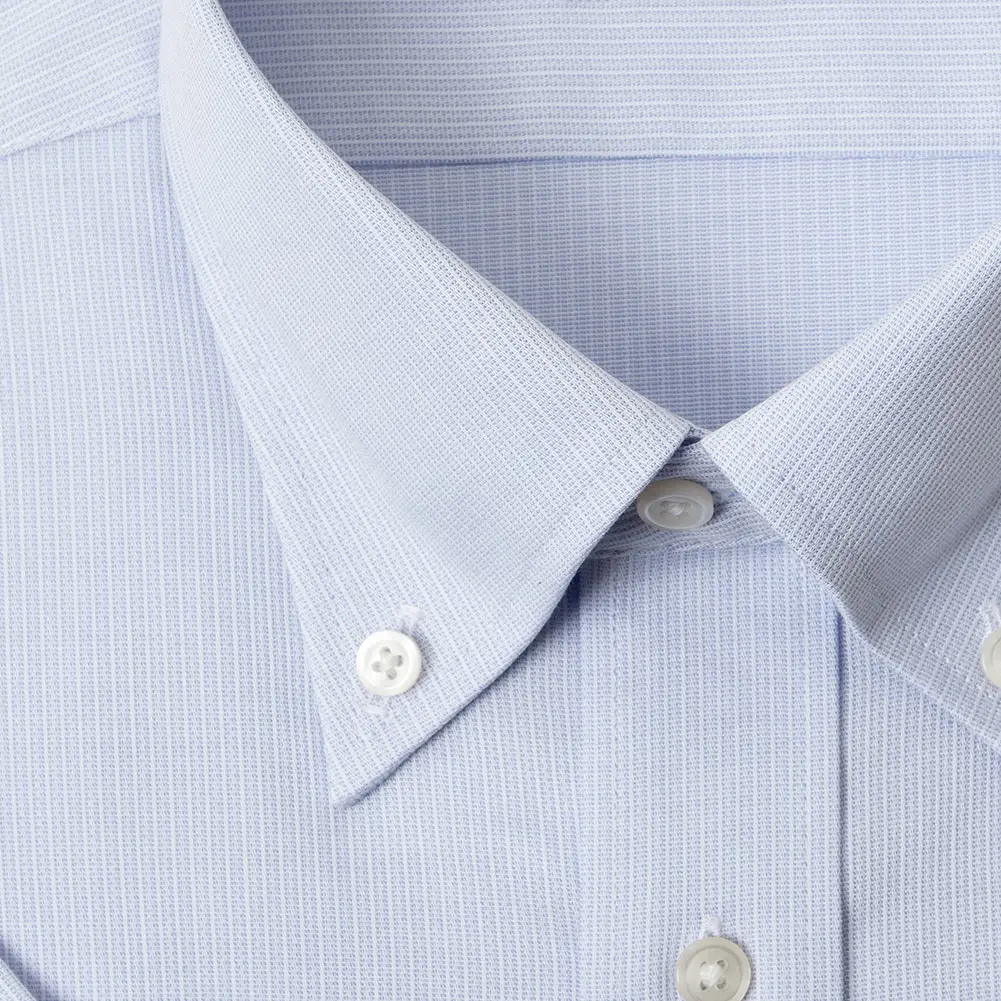 半袖ワイシャツ ストライプ ブルー ストライプ CHOYA SHIRT FACTORY