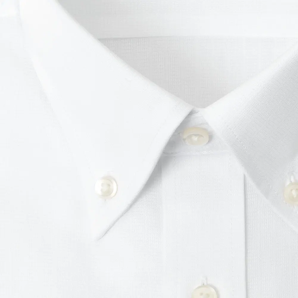 半袖ワイシャツ スリムフィット ホワイト ドビー CHOYA SHIRT FACTORY