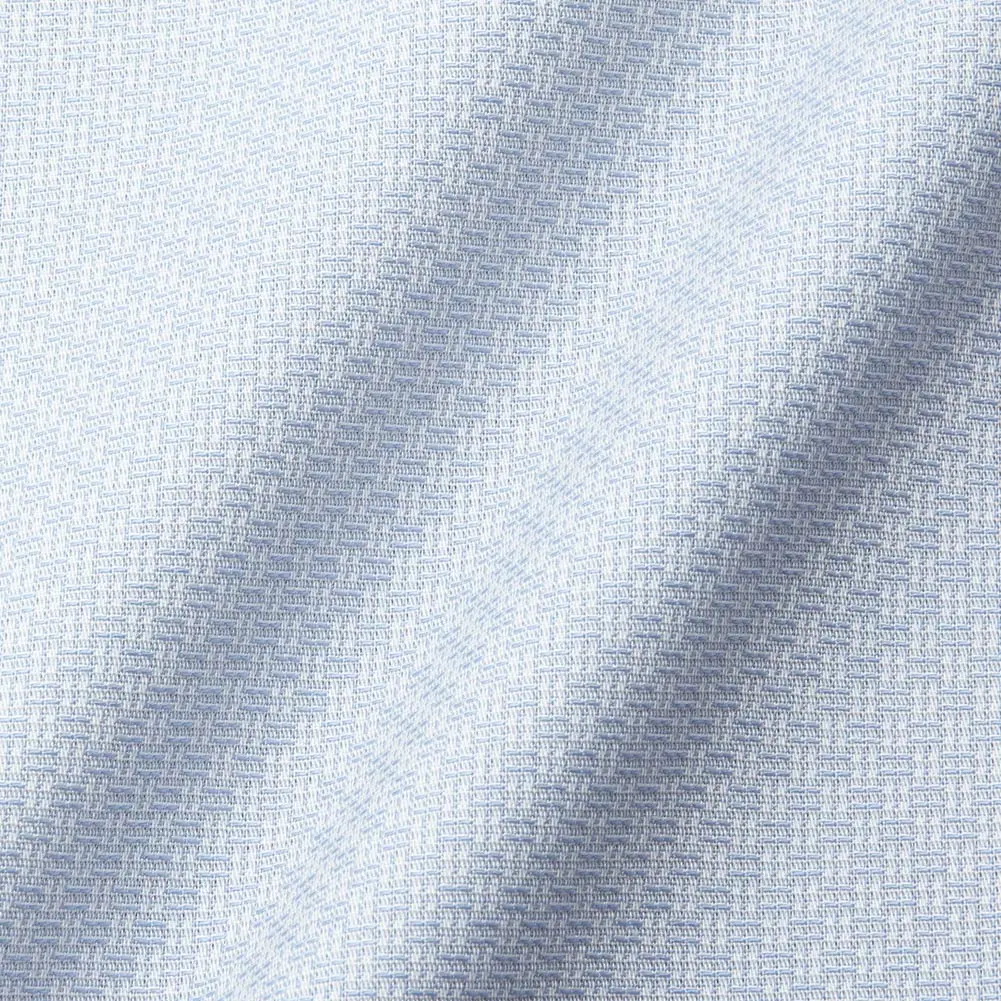 半袖ワイシャツ チェック ブルー ドビー CHOYA SHIRT FACTORY