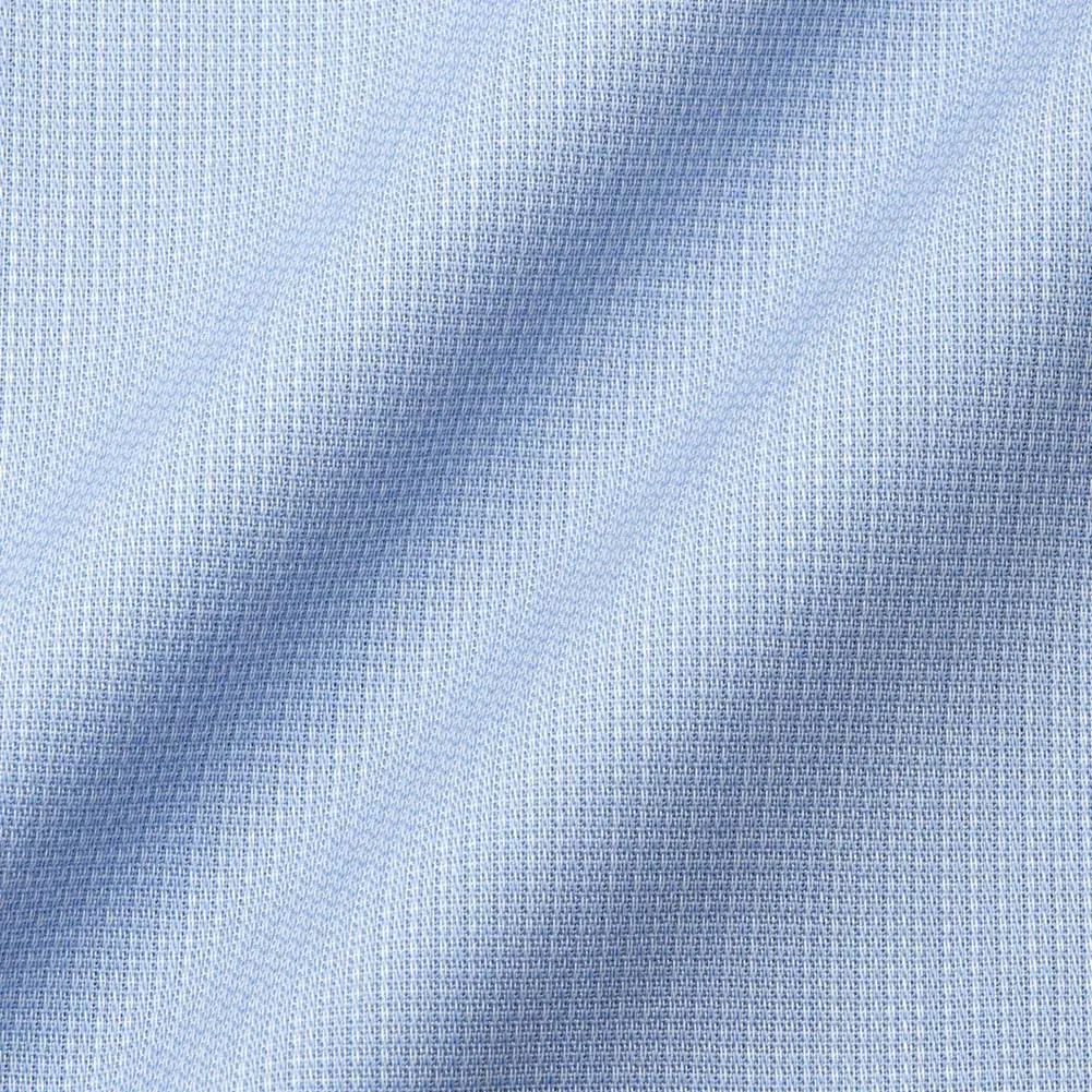 半袖ワイシャツ 無地 ブルー ブロード CHOYA SHIRT FACTORY
