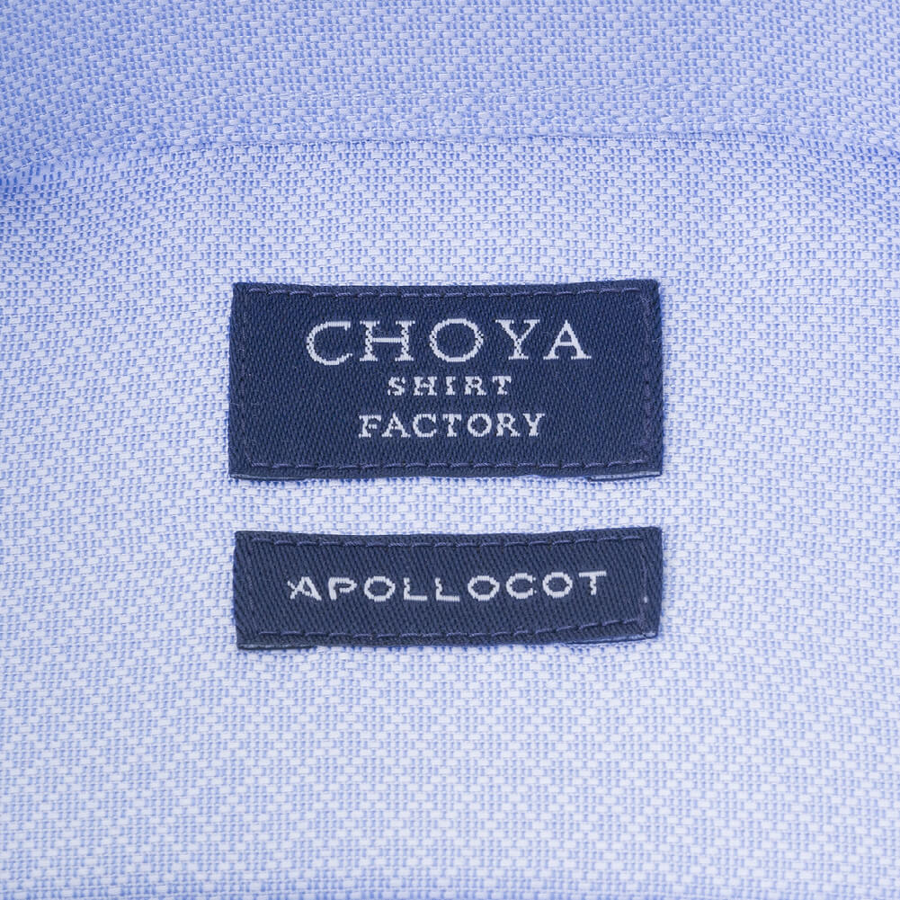 半袖ワイシャツ ブルー ドビー クールコンシャス CHOYA SHIRT FACTORY