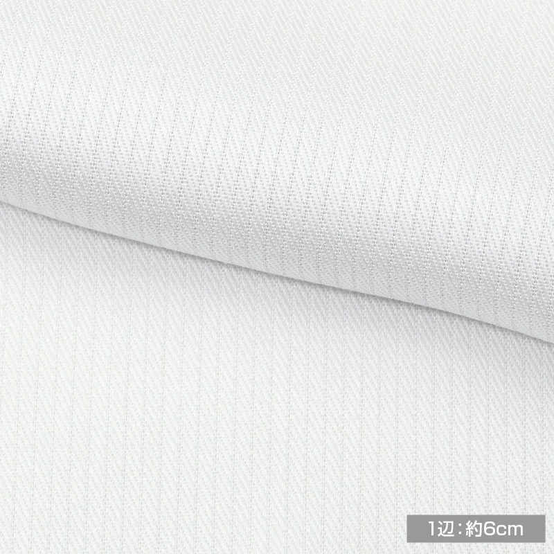 綿 100%｜形態安定 APOLLOCOT SIZE ORDER 白 ドビーストライプ