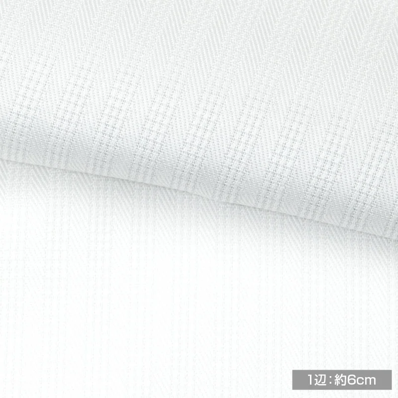 綿 100%｜形態安定 APOLLOCOT SIZE ORDER 白 柄=ドビーストライプ