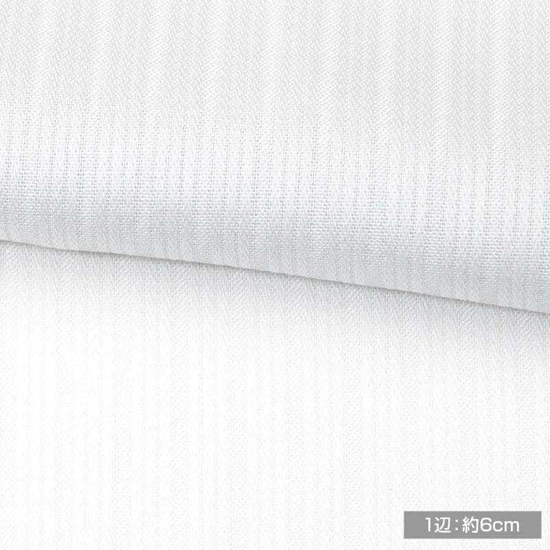 綿 100%｜形態安定 APOLLOCOT SIZE ORDER 白 柄=ドビーストライプ