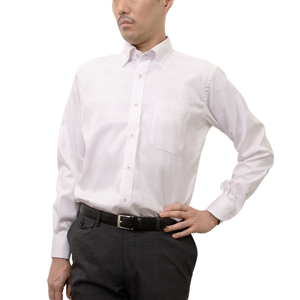 ワイシャツ チェック ピンク ドビー CHOYA CONTEMPORARY｜CHOYA SHIRT
