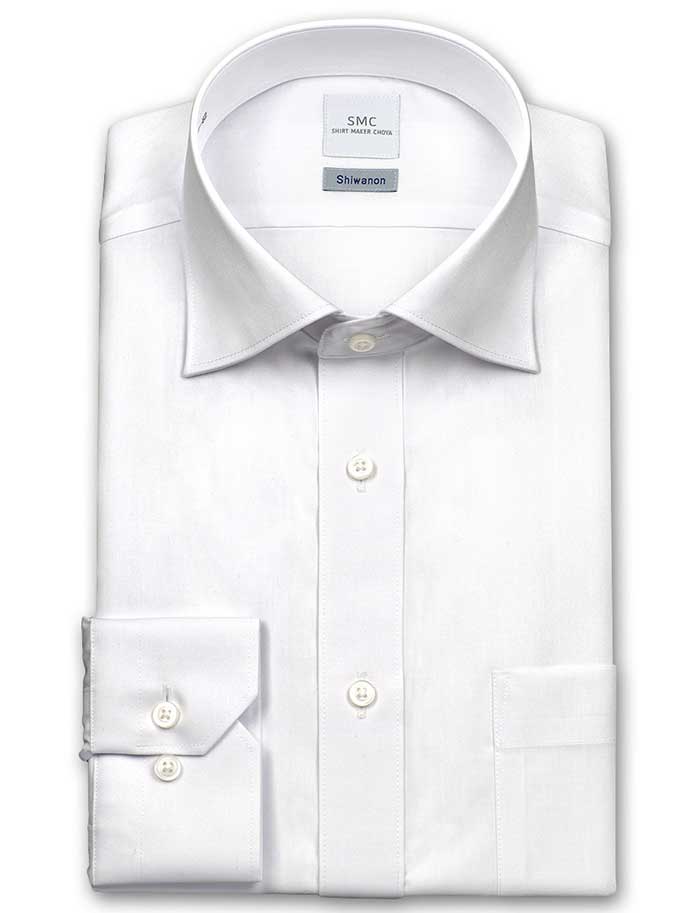 ワイシャツ チェック ホワイト 吸水速乾 SMC| CHOYA SHIRT（チョーヤ