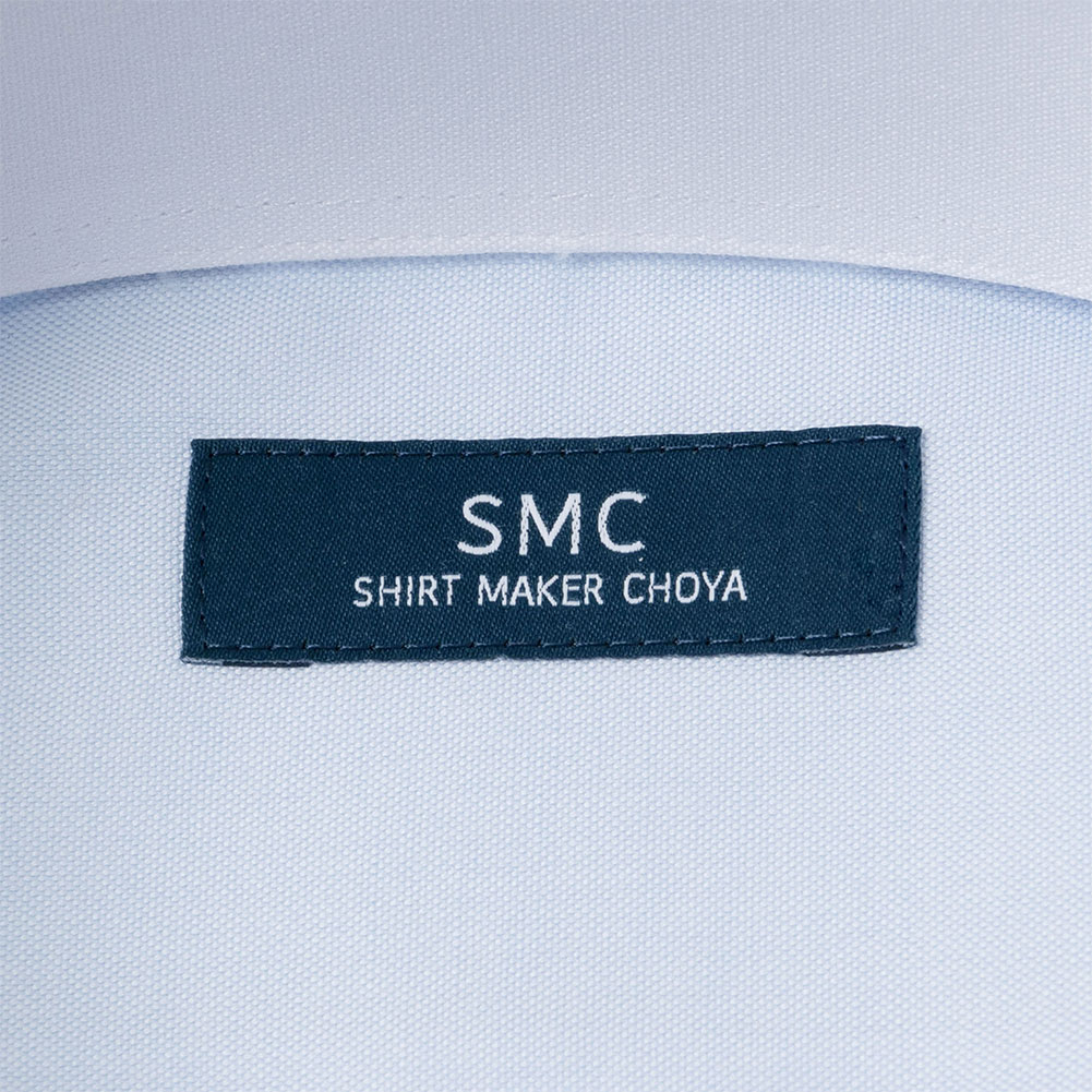 ワイシャツ 無地 ブルー オックスフォード SMC