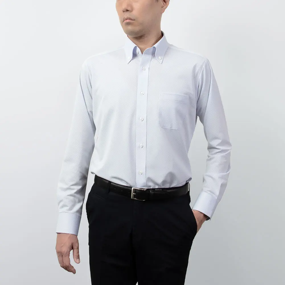 ニットシャツ(裄詰不可) ニット 吸水速乾 防臭 抗菌 SMC