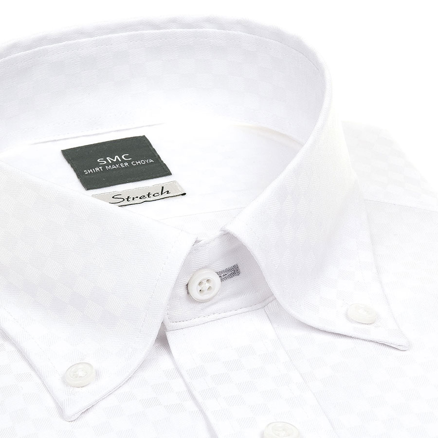ワイシャツ ホワイト ドビー SMC| CHOYA SHIRT(チョーヤシャツ