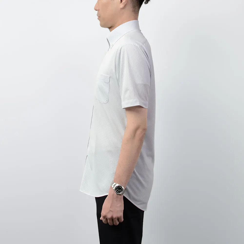 半袖ワイシャツ ニット 吸水速乾 防臭 抗菌 SMC